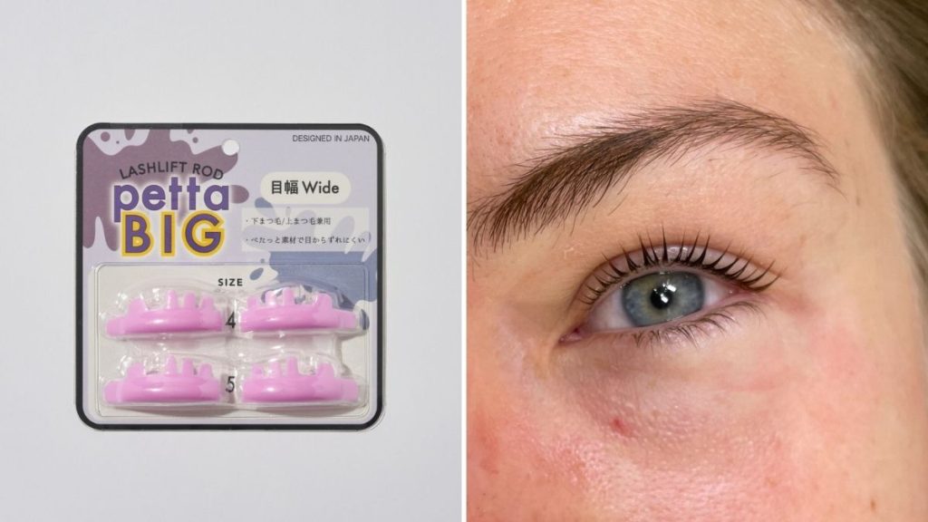 Petta Big Rod used for lash lift